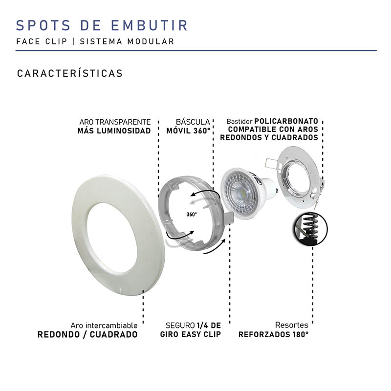 spot de embutir fabricante